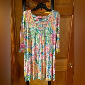 3/4 sleeve T - shirt Dress